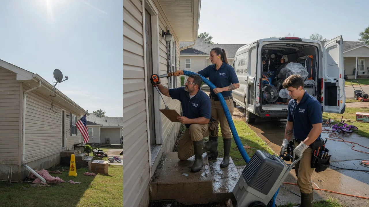 Ceiling Water Damage Restoration in Mahaffey, PA near me